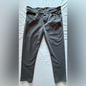 TravisMathew Fleece Lined Performance Pants Mens 36 Gray Stretch Golf Commuter